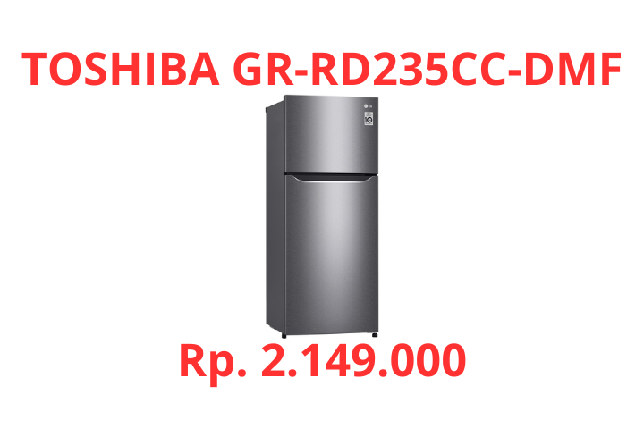 Review TOSHIBA GR-RD235CC-DMF (37) Kulkas 1 Pintu yang Memiliki Banyak Fitur dengan harga yang sangat terjangkau!