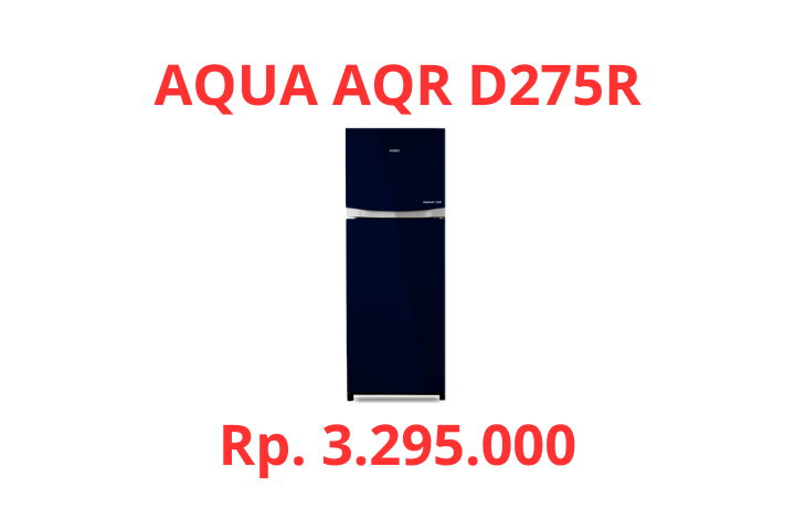 Kulkas AQUA AQR-D251R 2 Pintu, Review Spesifikasi, Fitur, Harga dan Kelebihannya!
