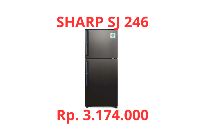 Review Kulkas 2 Pintu Sharp SJ-246